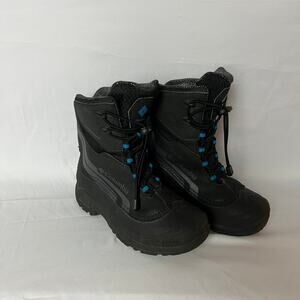 Columbia Black Winter Bugaboot Plus Omni-Heat Boots Unisex Youth Size 4